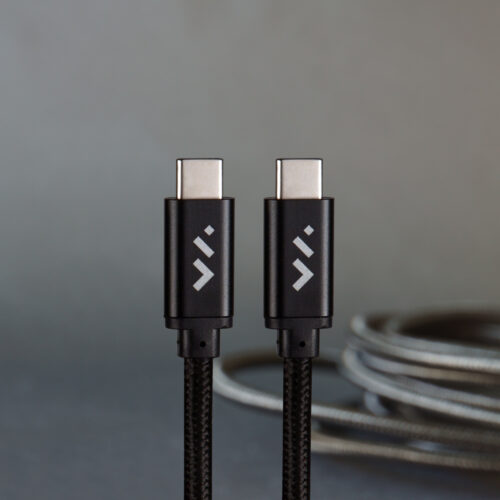 USB Cable Braided Black Nylon 3m