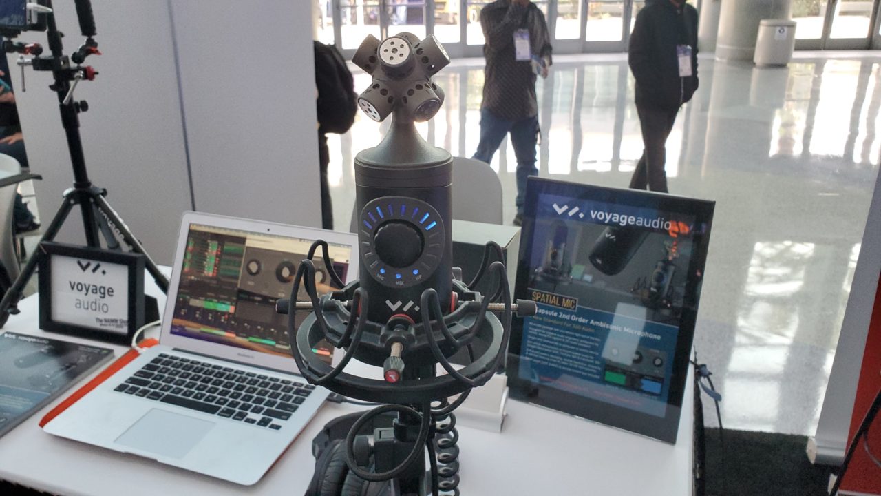 Spatial Mic at NAMM 2020 Media Day