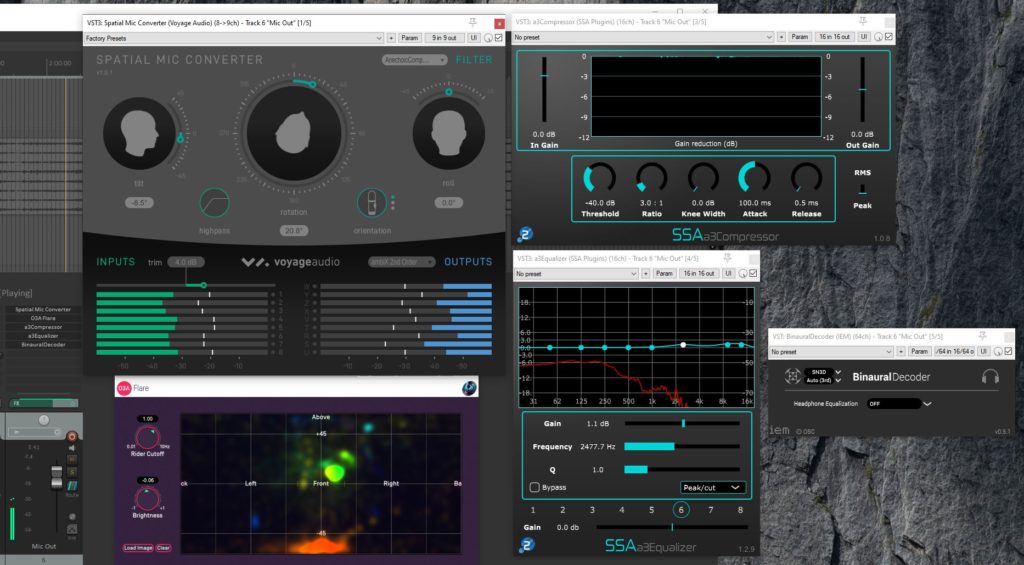 Spatial Mic Concert Signal Chain