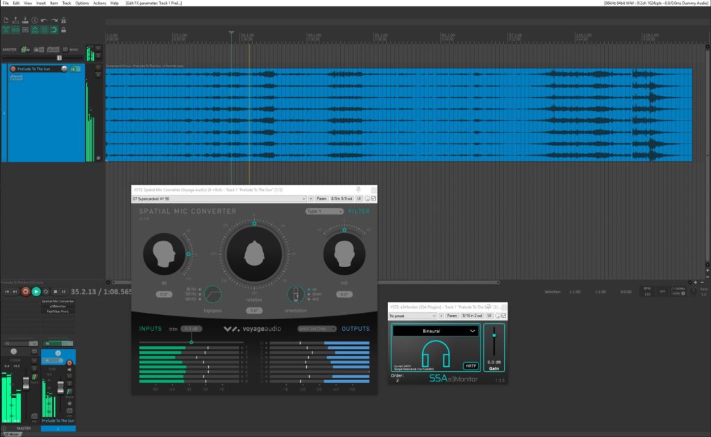 SSA Monitor Spatial Mic Converter