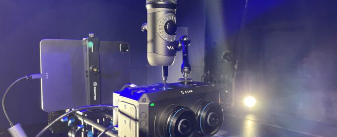 Thanks to AWOL Dance Studio, Zero Point Reality (Lucas), Super Great Video (Sam), and Dovetail Filmworks for this photo from a VR 180 shoot incorporating Spatial Mic.