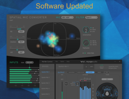 MicNet Control App and Spatial Mic Converter Plugin Updated
